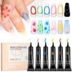 Beetles 6 Colors 3 in 1 Clear 3D Sculpting Gel-each 5g
