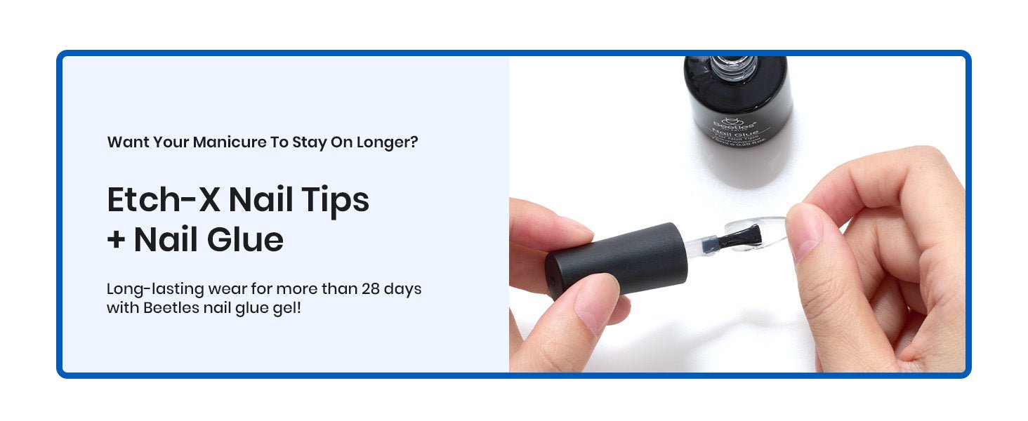 ジェルxネイルチップ