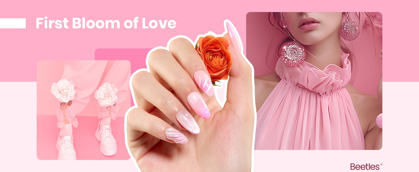 pink gel nail polish