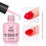 Beetles Liquid Latex for Nail 15ml - Peel off Nail Polish Cuticle Guard with Plastic Nail