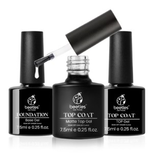 BASE TOP MATTE | Top Coat and Gel Base Coat  | 7.5ML Each