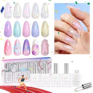 Beetles 5 Pcs Unicorn Chrome Top Coat Set | Limited Edition