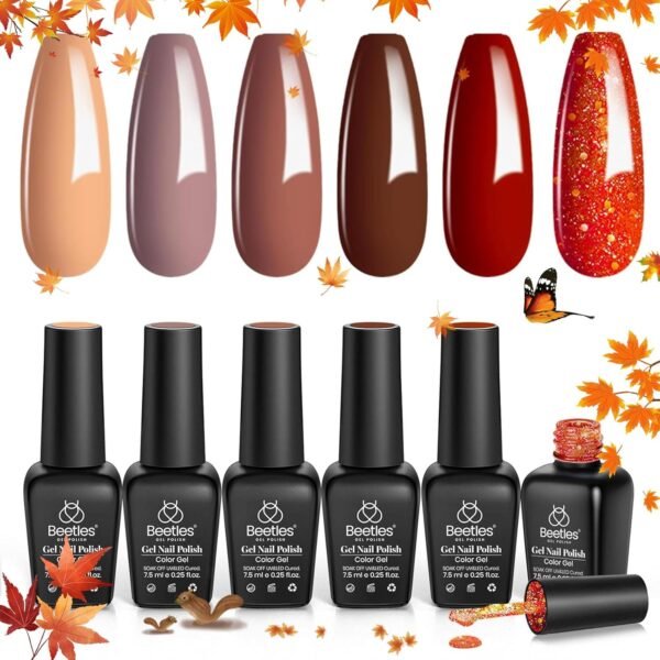 Caramel Collection | Gel Polish 6 Colors Set