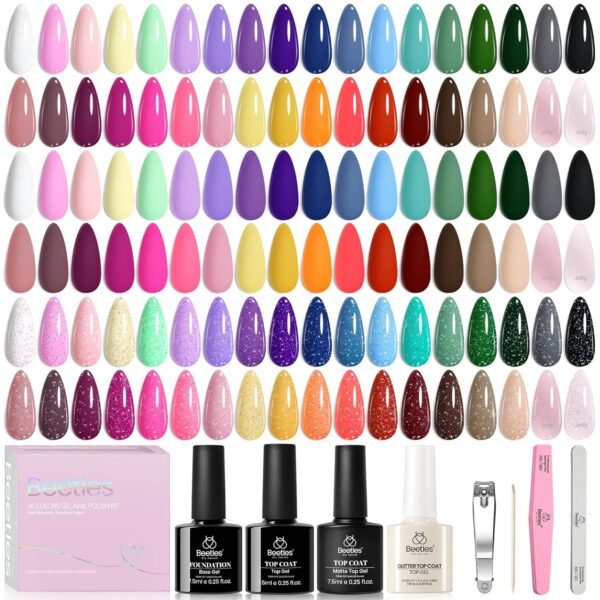 8128UxaclFL._SL1500 Vivid Seasons- Valentines Nails 36 Colors Gel Nail Polish Gift Set