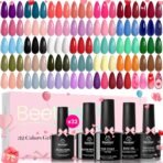 Fingertip Palette - Valentine Nails Prime 32 Gel Colors Set with Top and Base Coat (5ml/Each)