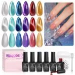 Urban Grace Cat Eye 6 Colors Glass Gel Polish Set