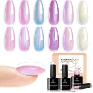 Pearly Moonstone-6 Colors Builder Nail Gel Set