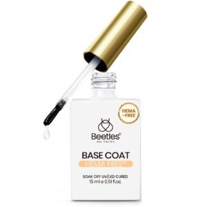 Beetles Gel Polish HEMA-Free Gel Base Coat - 15ml Base Gel Nail Polish