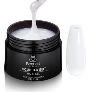 Beetles Builder Gel for Nails,30g Jelly White Sculpted Gel