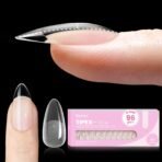 Beetles Tipex Lite Apex Nail Tips - Almond Medium 96pcs 16 Sizes