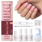 White French Gel Nail Kit  X Press Plus-Lite Kit Tip 150Pcs