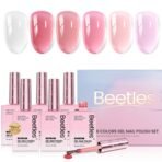 Hema-free Peachy Cream | Colorful Bottle 6 Color Each 15ml  Gel Polish