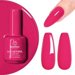 15ml Hot Pink - Valentines Nails Gel Polish Soak Off UV LED Lamp