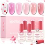 Beetles Rubber Base & Hearts Top Coat Set - Heart Flutter︱2026 Valentine's Day Limited Edition