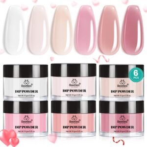Classic Nude |  6 Color Powder Dip Translucent Seasons Nail Manicure set