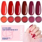 Ruby Preface |  6 color D powder Dip Red Nail Kit set