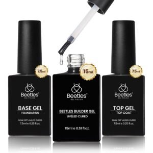 Beetles Builder Gel Set - 3 Pcs 8 in 1 Nail  Strengthening Apex Building Extension