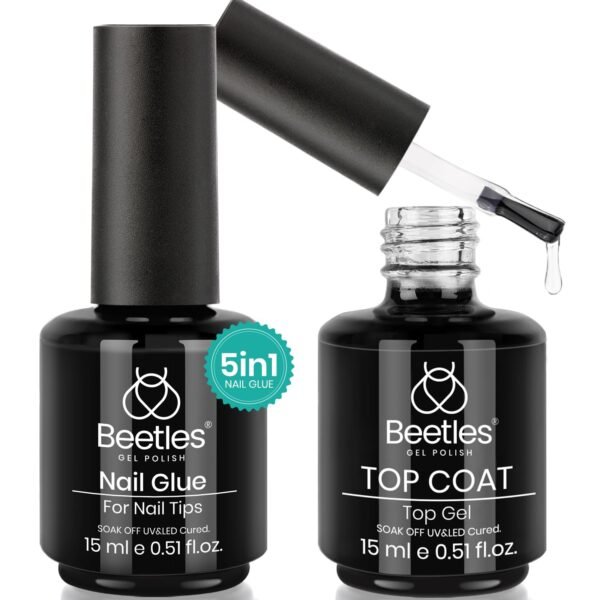 Beetles Nail Glue and Top Coat  | 15ML
