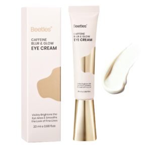 Beetles Blur & Glow Eye Cream with Caffeine & Retinol（0.68 fl oz (20 ml)