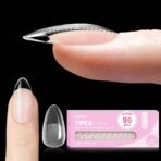 Beetles Tipex Lite Apex Nail Tips Almond Short - 96 pcs 16 Sizes