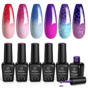 Color Changing Gel | 6 Colors Gel Polish Set
