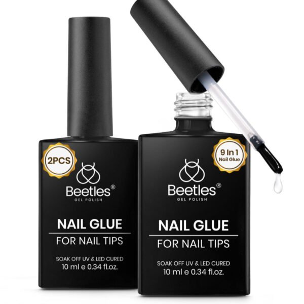 9-in-1 Nail Glue and Base Gel 2 PCS 10ml/each