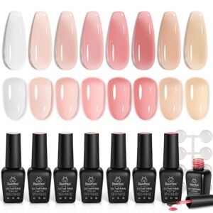 Classic Jelly Nude | Valentine Nails 8 Colors Gel Polish Set