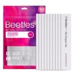 Beetles Pro Nail File - 180 Grit 50PCS Disposable Shaper File Professional
