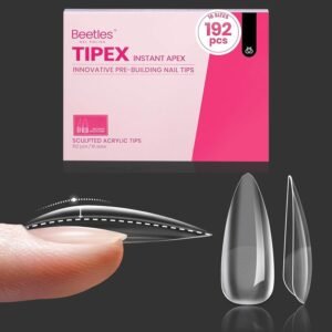 Beetles Stiletto Long Tipex Nail Tips | 192 pcs