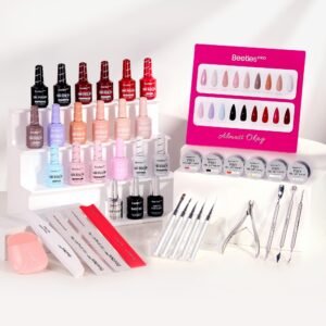 Beetles PRO Gel Polish Kit – Almost Okay Collection 18 Colors 15ml Salon Polish Set