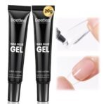 Beetles Nail Glue Gel 2Pcs*20g Tipex Solid Nail Glue Gel