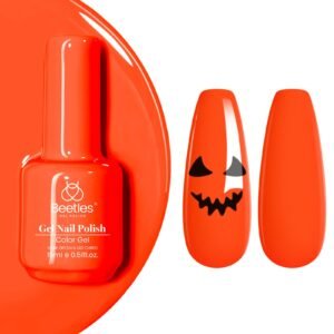 Bright Orange - Neon Sunset Halloween Neon Orange Gel Nail Polish