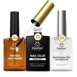 Beetles 3Pcs 15ml Hema-Free Nail Prep & Glue Set
