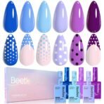 Hema Free Wisteria Whisper Winter Nails  - Colorful Bottle 6 Color Each 15ml Gel Polish
