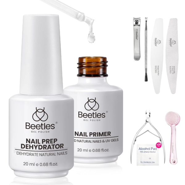 Hema Free Nail Dehydrator and Primer Nail Prep Kit (each 20ml)